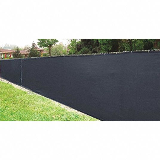 JAYDEE ORION Privacy Screen Fence, Black, 6ftX50ft - 616J73|10-116 ...