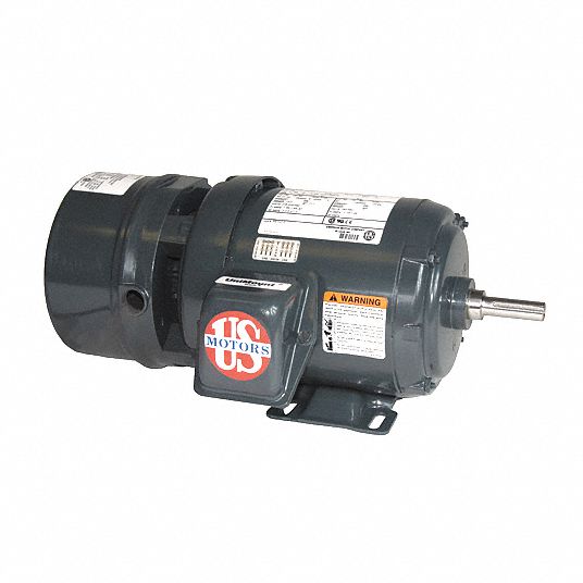 U.S. MOTORS, Totally Enclosed Fan Cooled, 3/4 hp Horsepower, Brake ...