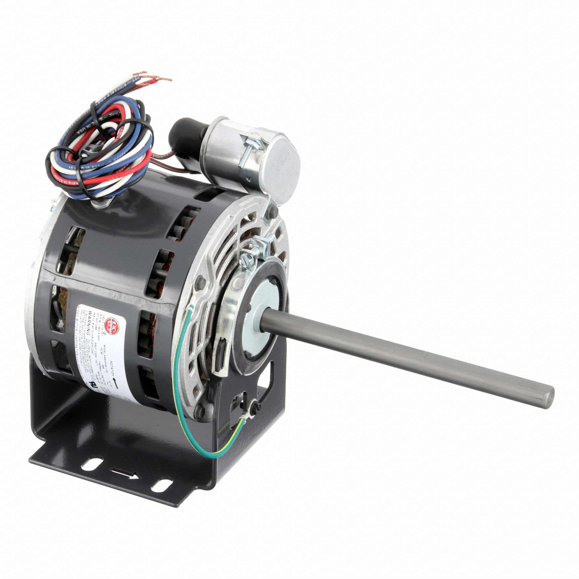 Direct Drive Blower Motor: Cradle Base, Permanent Split Capacitor, Single Phase, 1/30 hp