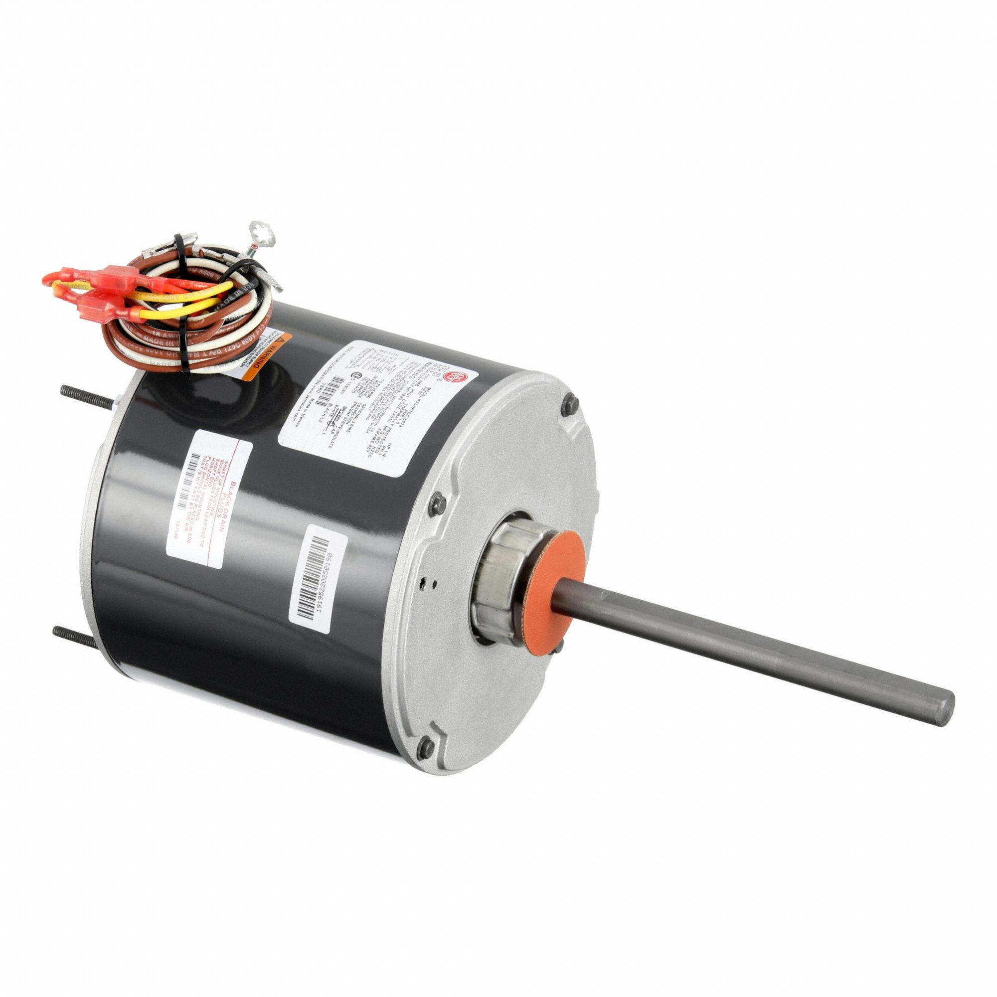 Condenser Fan Motor: Belly Band/Stud Mount, Totally Enclosed Air-Over, 1 Speed, 460V AC