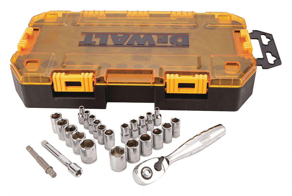 DEWALT, Socket Set 617X31DWMT73805 Grainger