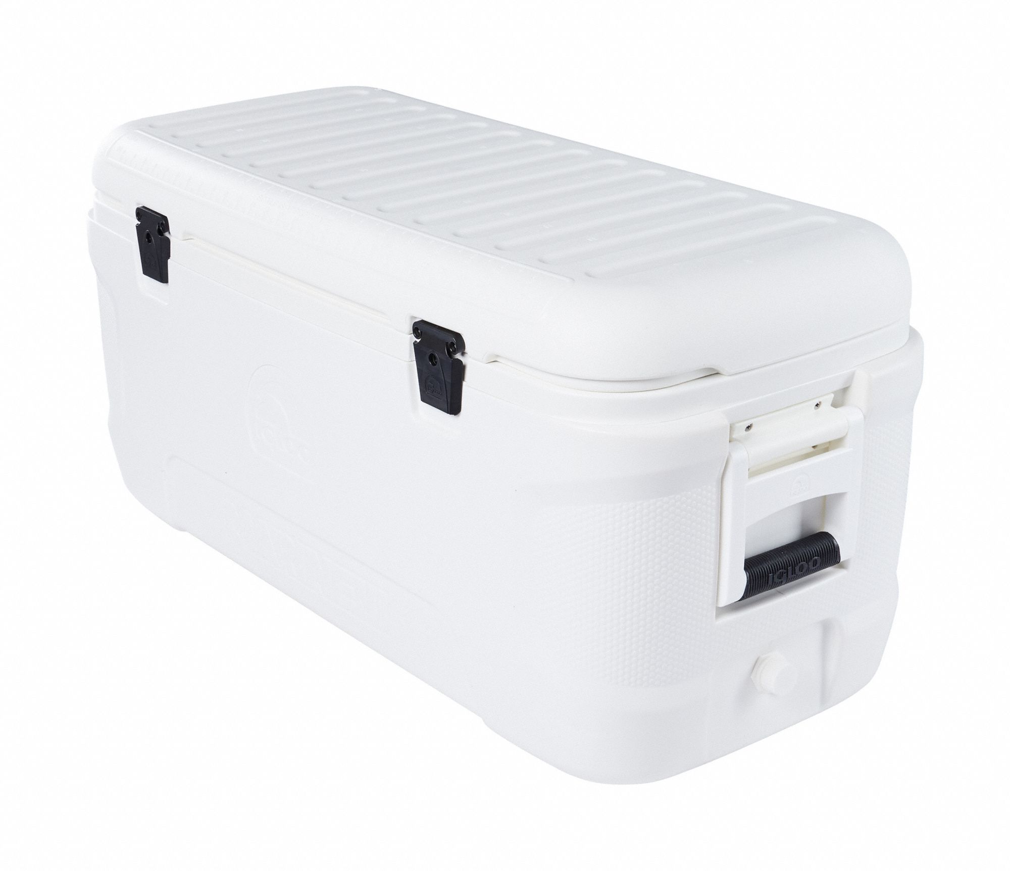 CHEST COOLER,120 QT,PLASTIC,WHITE