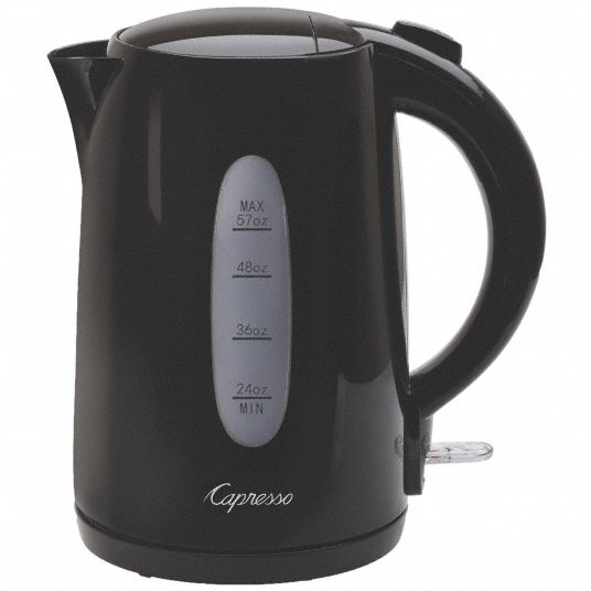 Electric Kettle, Black, 1.7-Liter Capacity