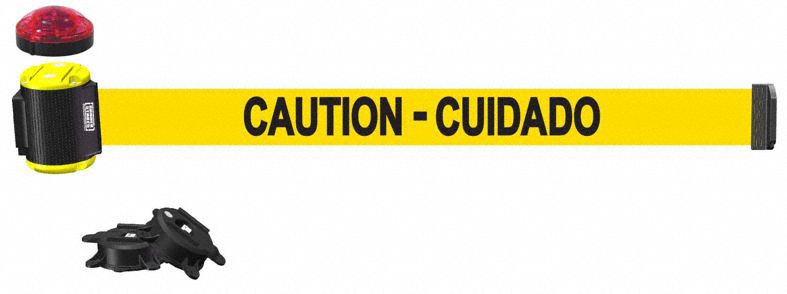 Magnetic Wall Mount Barrier w/Light