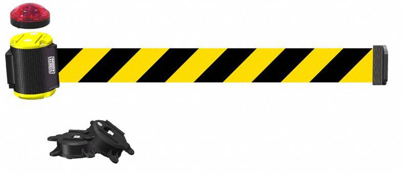 Magnetic Wall Mount Barrier w/Light