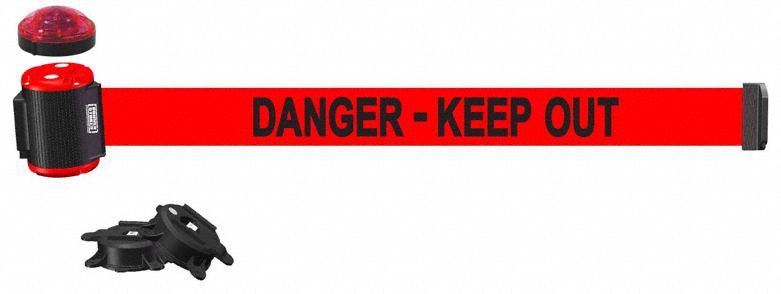 Magnetic Wall Mount Barrier w/Light