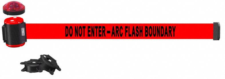 Magnetic Wall Mount Barrier w/Light