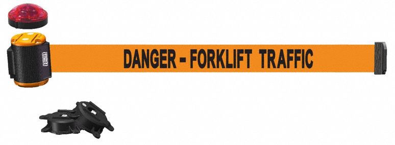 Magnetic Wall Mount Barrier w/Light