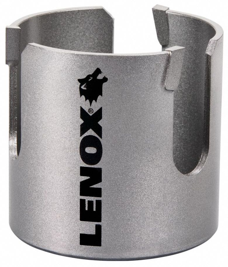 Hole Saw: 2 3/4 in Saw Dia., 2 7/16 in Max. Cutting Dp, 5/8"-18 Thread Size, Carbide Tipped