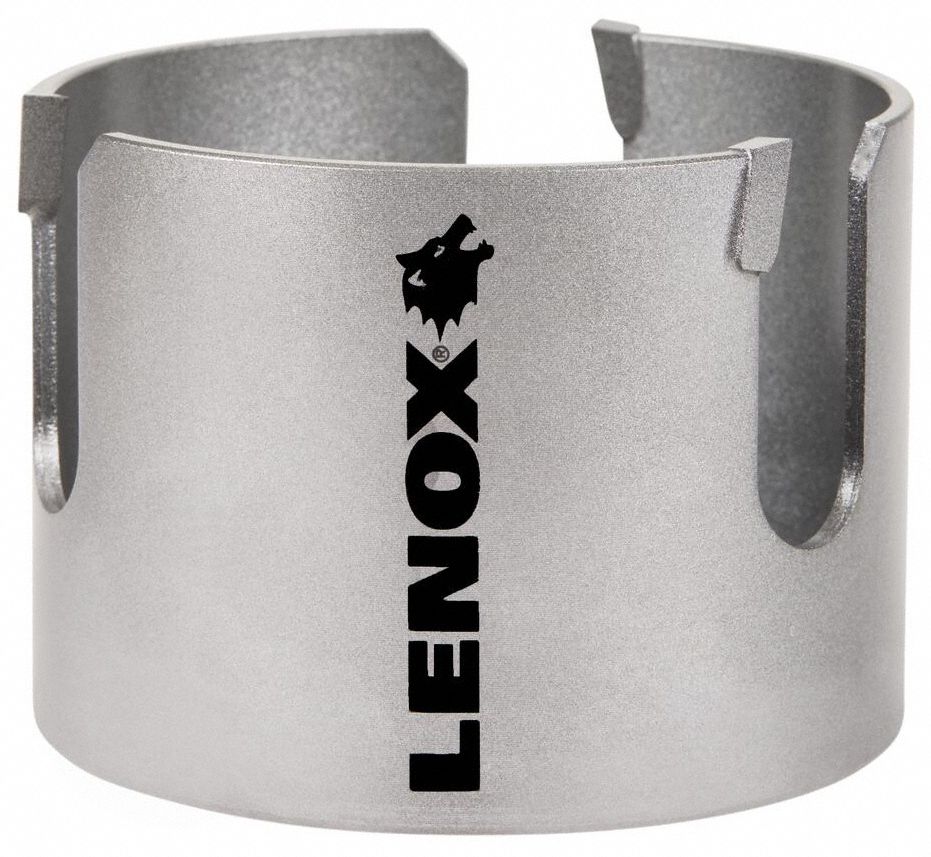 Hole Saw: 3 5/8 in Saw Dia., 2 7/16 in Max. Cutting Dp, 5/8"-18 Thread Size, Carbide Tipped