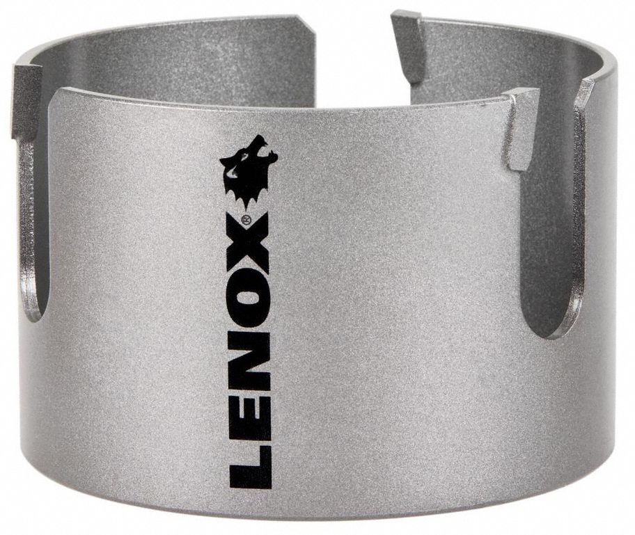 Hole Saw: 4 1/4 in Saw Dia., 2 7/16 in Max. Cutting Dp, 5/8"-18 Thread Size, Carbide Tipped