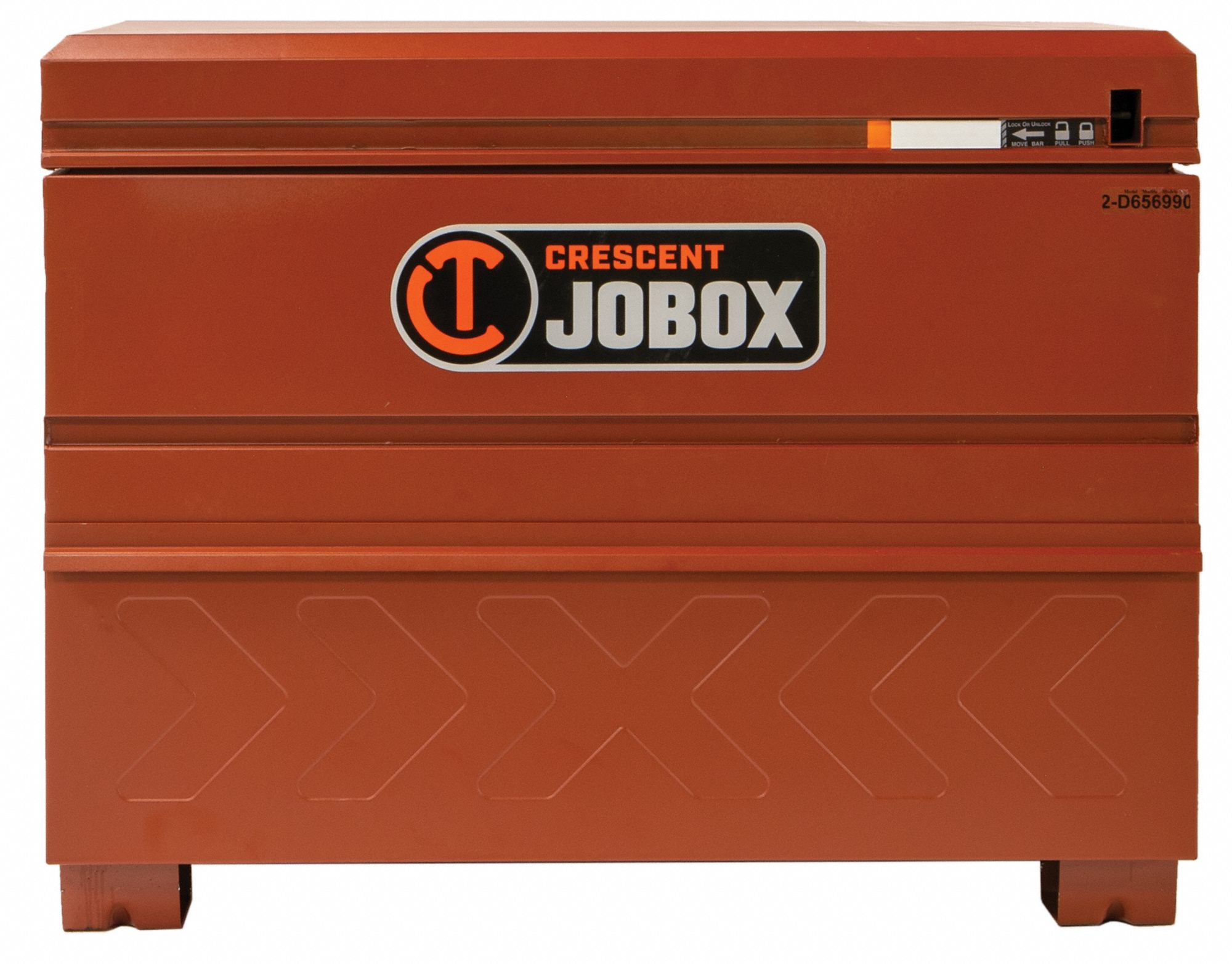 CRESCENT JOBOX, 30 in Overall Wd, 48 in Overall Dp, Chest-Style Jobsite 