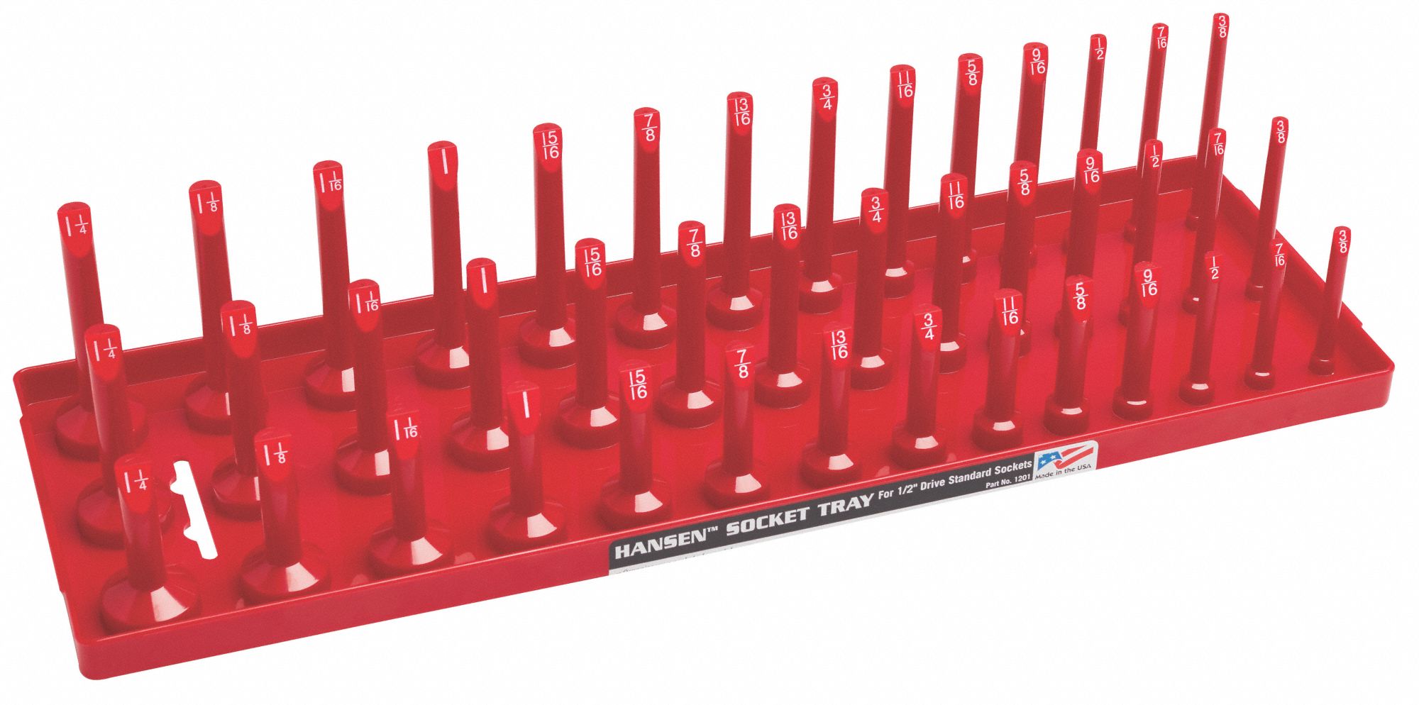 SOCKET TRAY,RED,PLASTIC