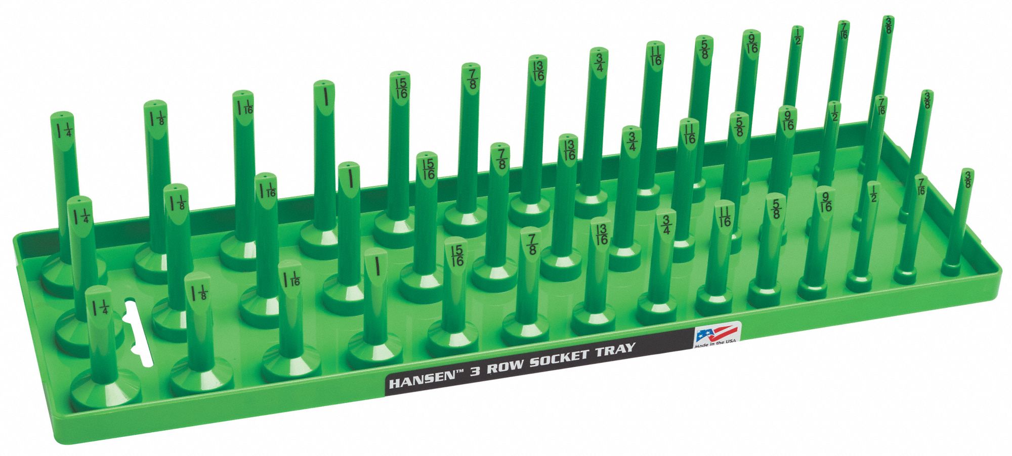 SOCKET TRAY,GREEN,PLASTIC