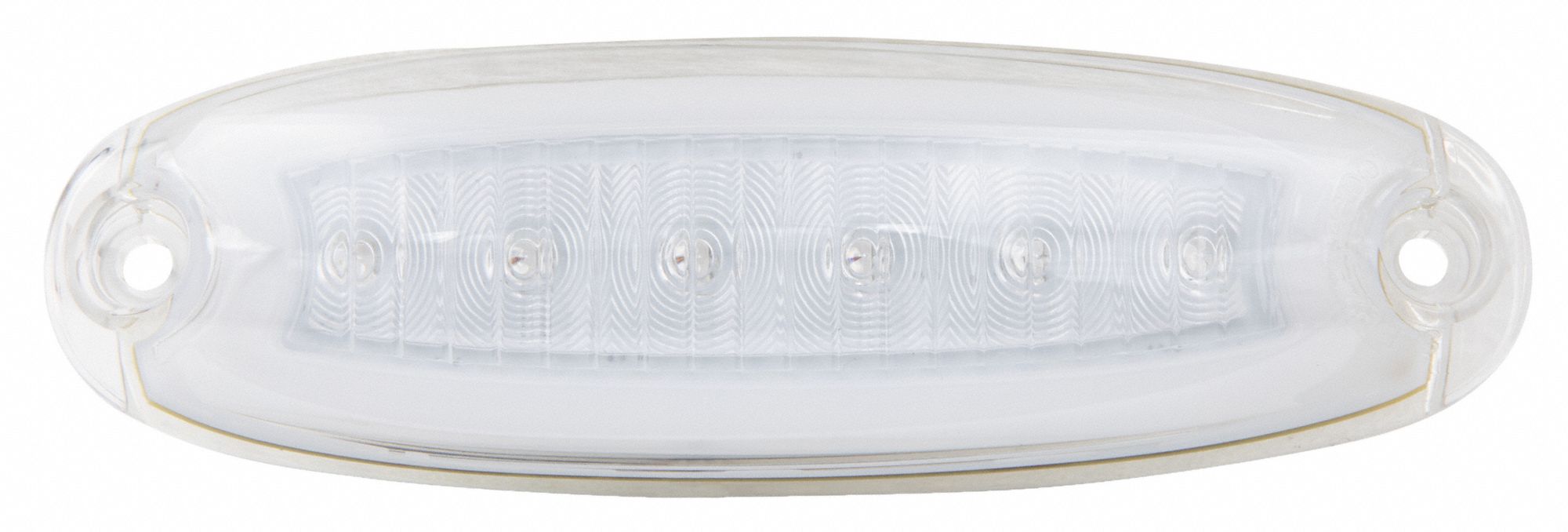 Oval Clearance Marker P2/P3/PC Red Clear: Clearance Light, LED, Oval, Surface Mount, Hole