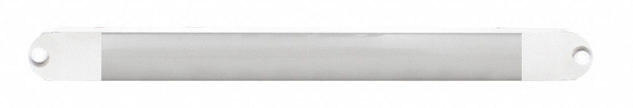 Low Profile Strip Light: Rigid Strip Light, LED, White, Flat, 12.8V DC, IP68, Surface Mount