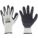 LATEX COATED HPPE (CUT) GLOVES, S, 9 IN, BLACK/GREY, CRINKLE FINISH, KNIT-WRIST