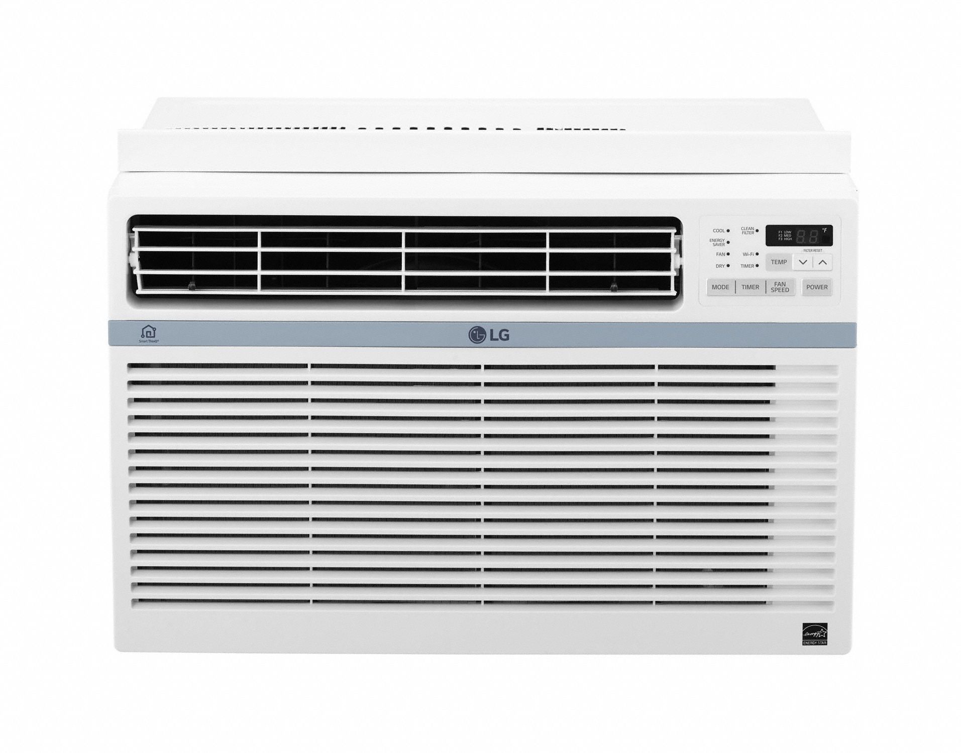 Window Air Conditioner: 12,000 BtuH, 450 to 550 sq ft, 115V AC – LCDI, 5-15P