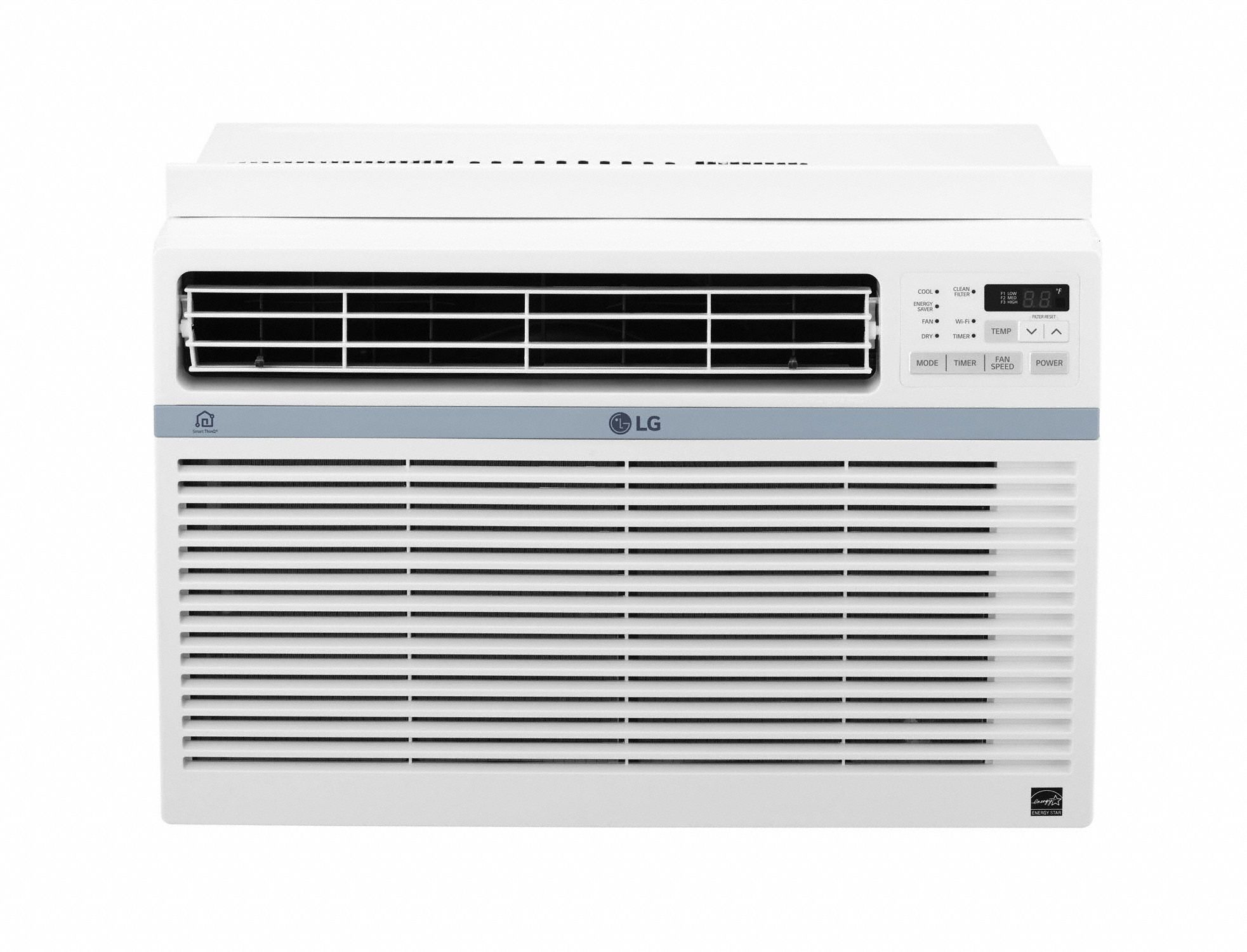 Window Air Conditioner: 10,000 BtuH, 400 to 450 sq ft, 115V AC – LCDI, 5-15P