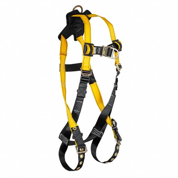 Full Body Harness: Climbing/Confined Spaces/Gen Use/Positioning, Vest Harness, Mating, L, L
