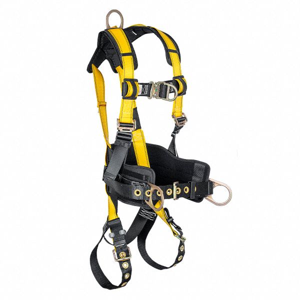 CONDOR  Full Body Harness,Vest,Yellow,L Size 61DD45