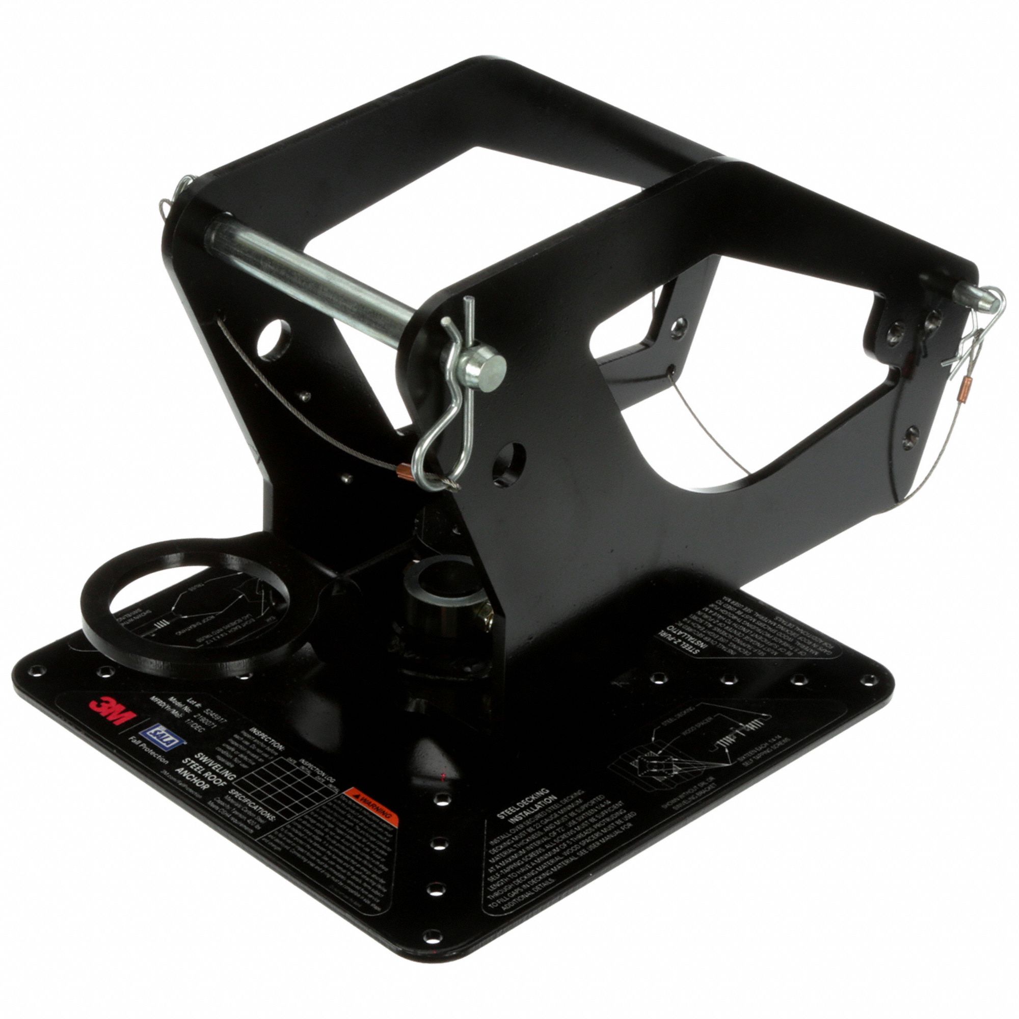 3M, 420 lb Capacity, For Concrete/Wood, Roof Anchor 61DF542190071