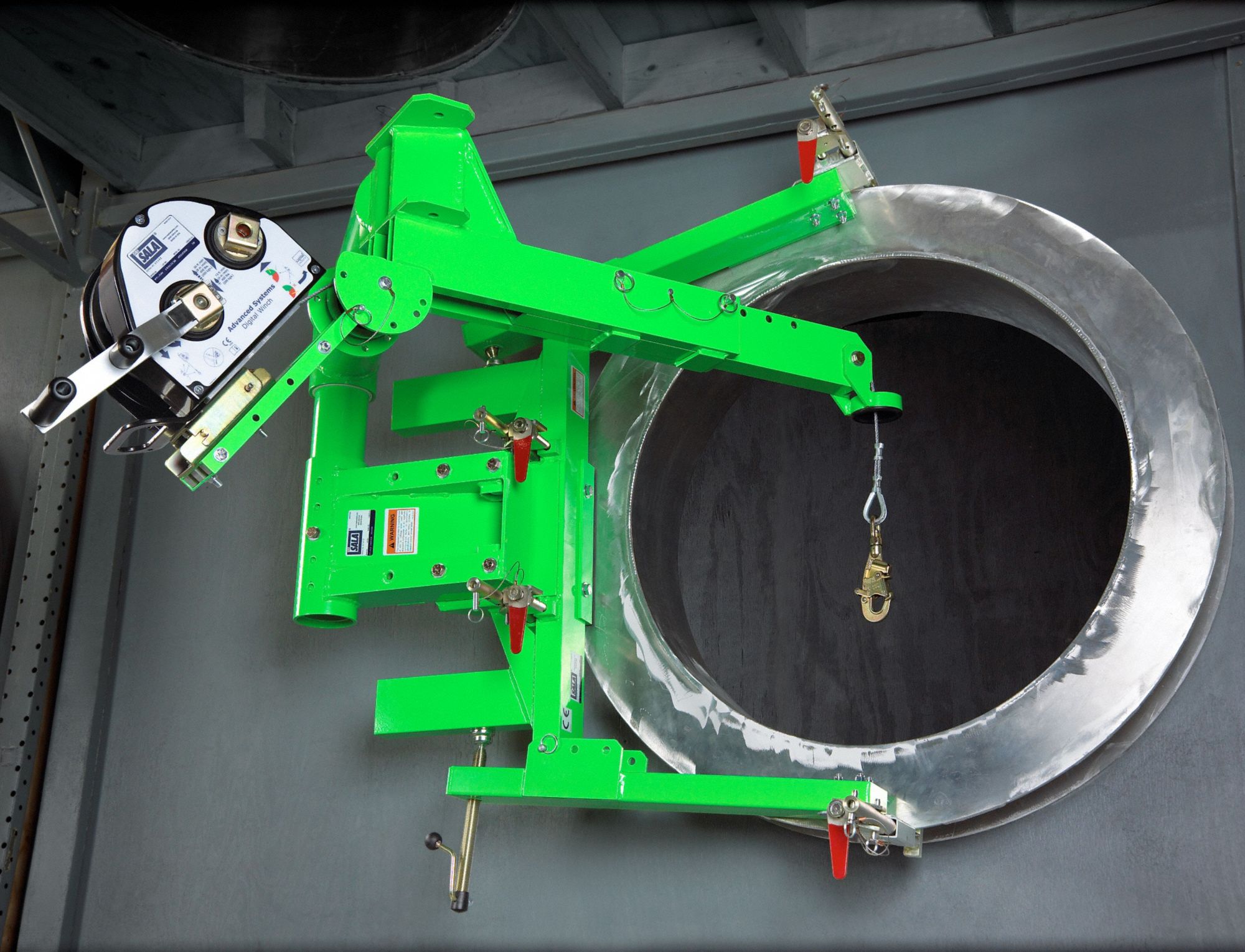 Tank Mount System Side Entry Silver/Grn