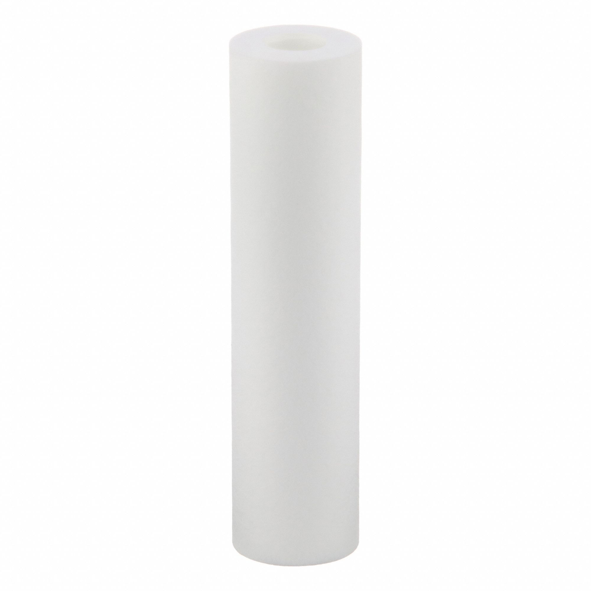 Water Filter Cartridge: 1 micron, 5 gpm, 10, 000 gal, 10 in Overall Ht, 2 1/2 in Overall Dia