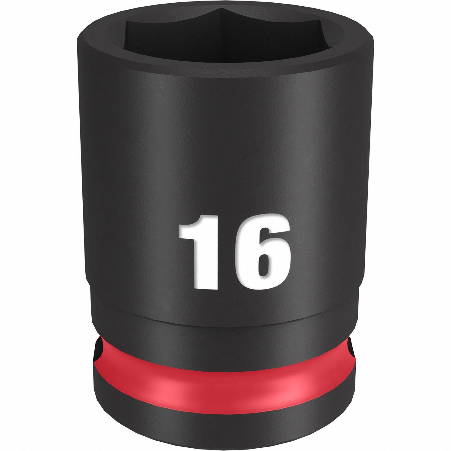 MILWAUKEE, 3/8 in Drive Size, 16 mm Socket Size, Standard Impact Socket