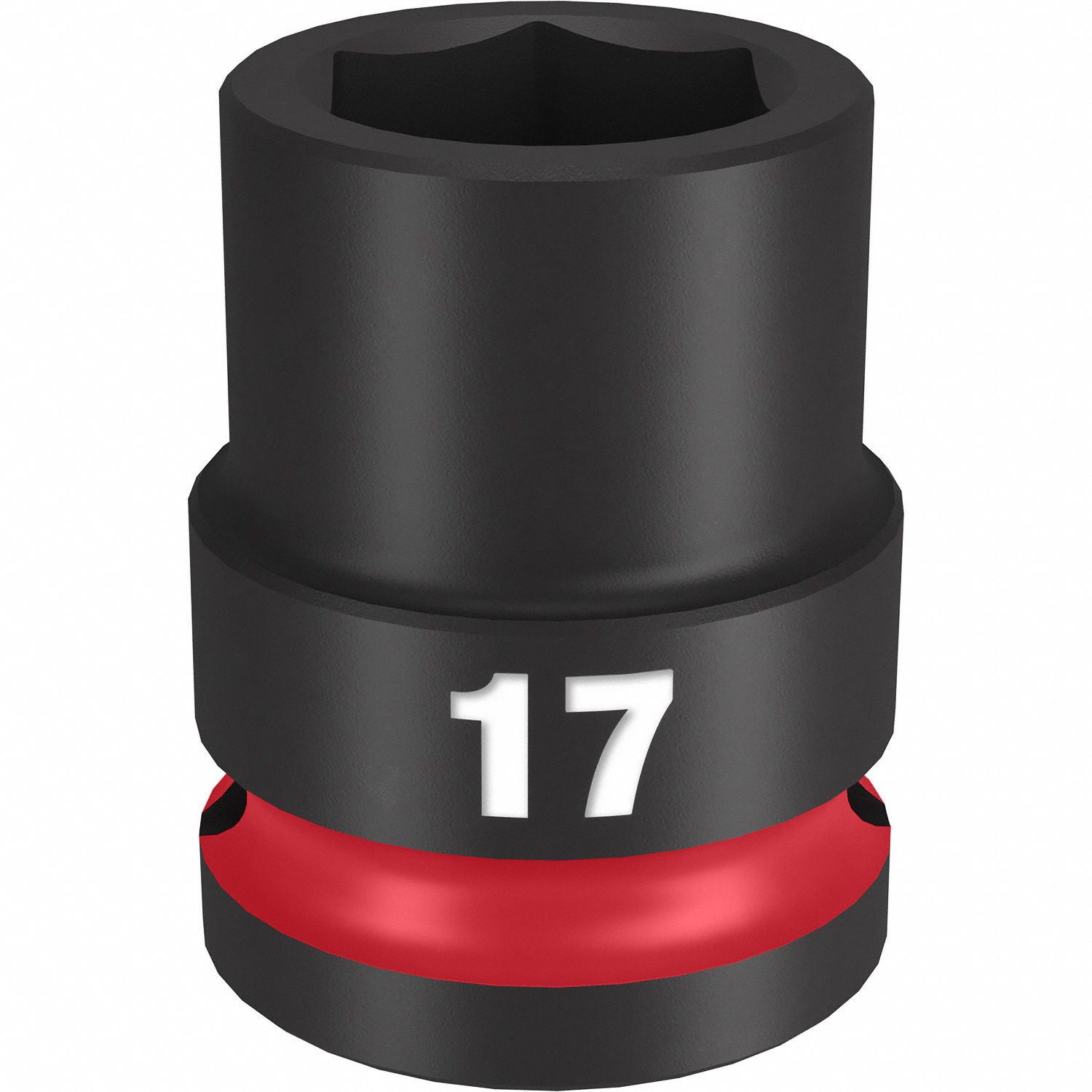 Standard Impact Socket: 1/2 in Drive Size, Metric, 17 mm Socket Size, 6-Point, Std