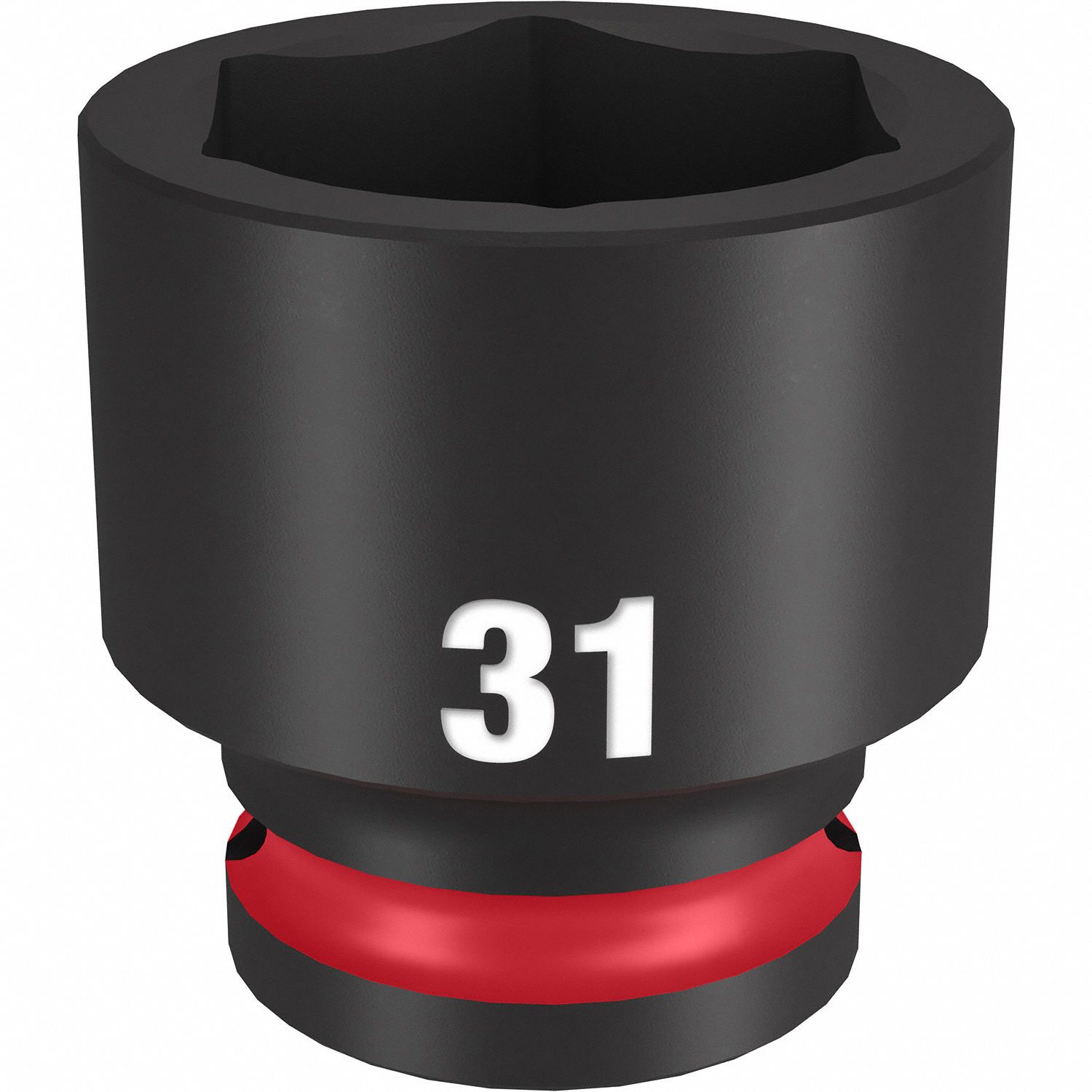 Standard Impact Socket: 1/2 in Drive Size, Metric, 31 mm Socket Size, 6-Point, Std