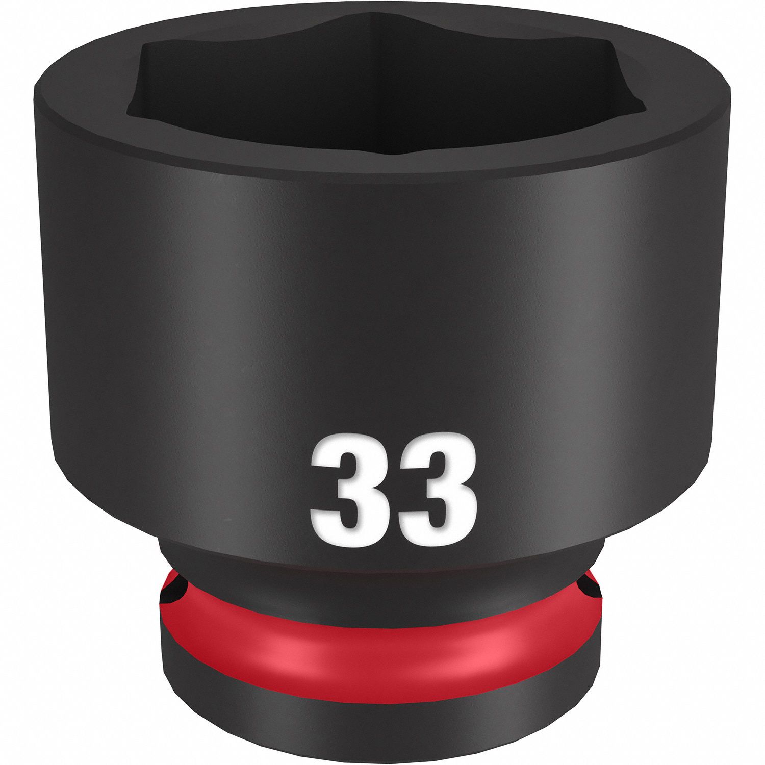 Standard Impact Socket: 1/2 in Drive Size, Metric, 33 mm Socket Size, 6-Point, Std