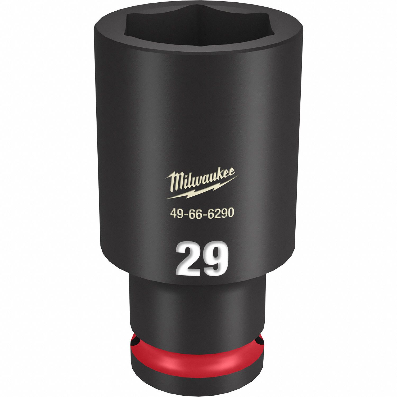 Deep Impact Socket: 1/2 in Drive Size, Metric, 29 mm Socket Size, 6-Point, Deep, Friction