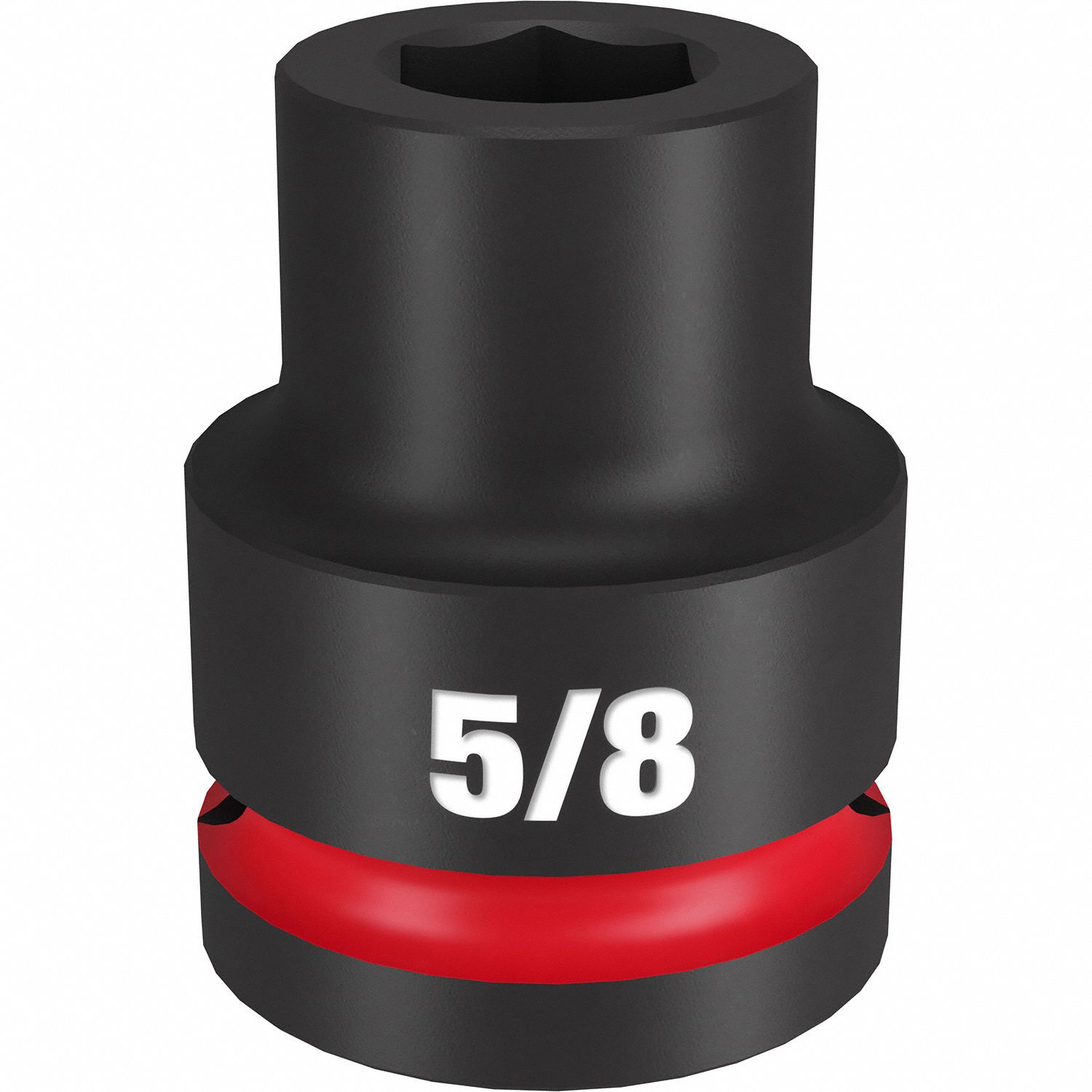 Standard Impact Socket: 3/4 in Drive Size, SAE, 5/8 in Socket Size, 6-Point, Std, Friction