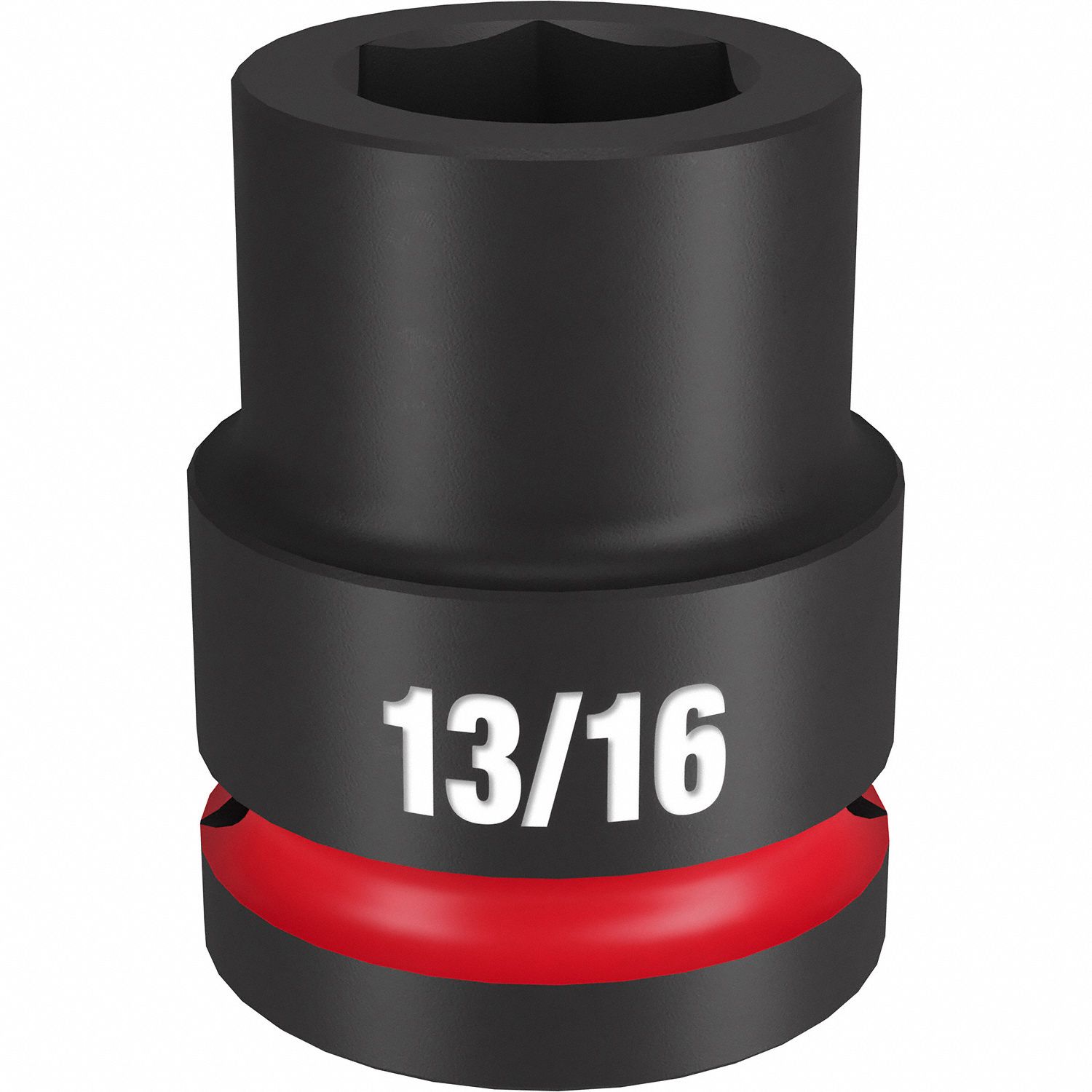 Standard Impact Socket: 3/4 in Drive Size, SAE, 13/16 in Socket Size, 6-Point, Std