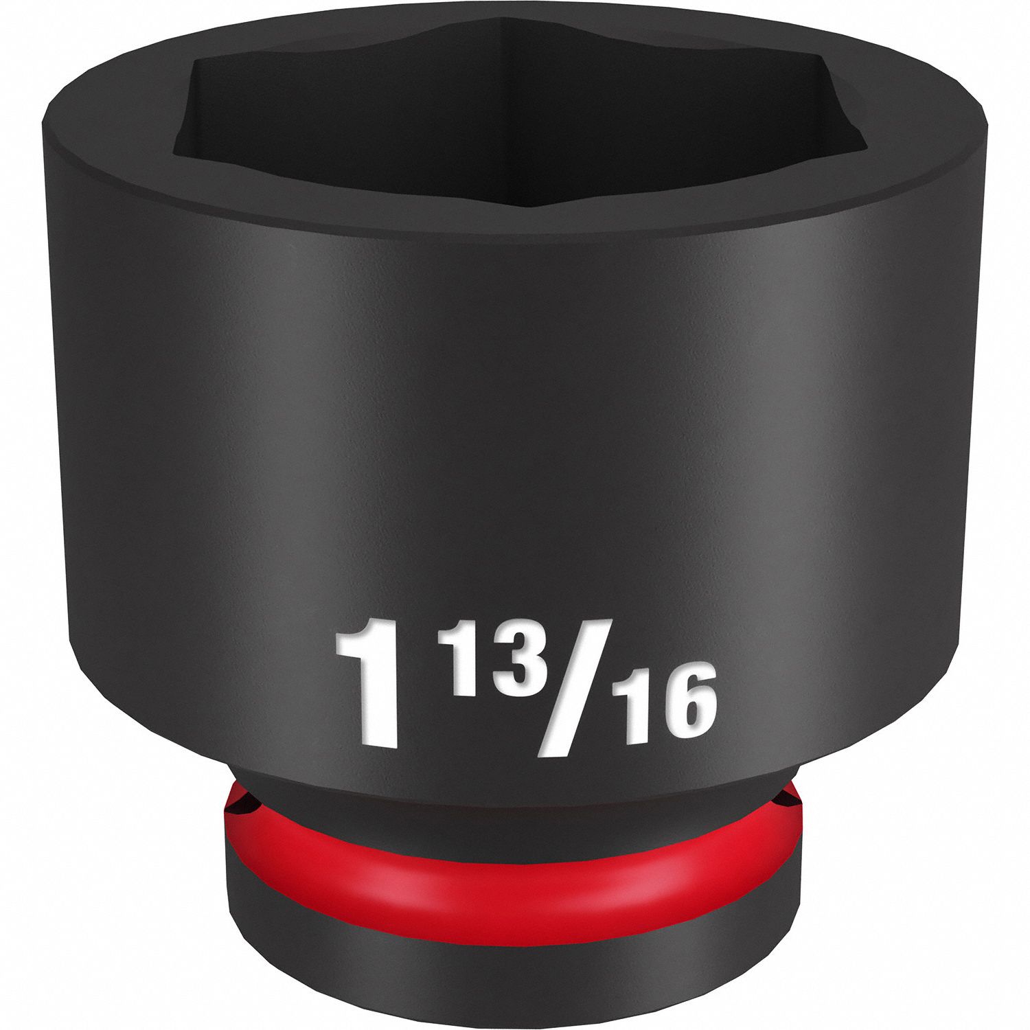 Standard Impact Socket: 3/4 in Drive Size, SAE, 1 13/16 in Socket Size, 6-Point, Std
