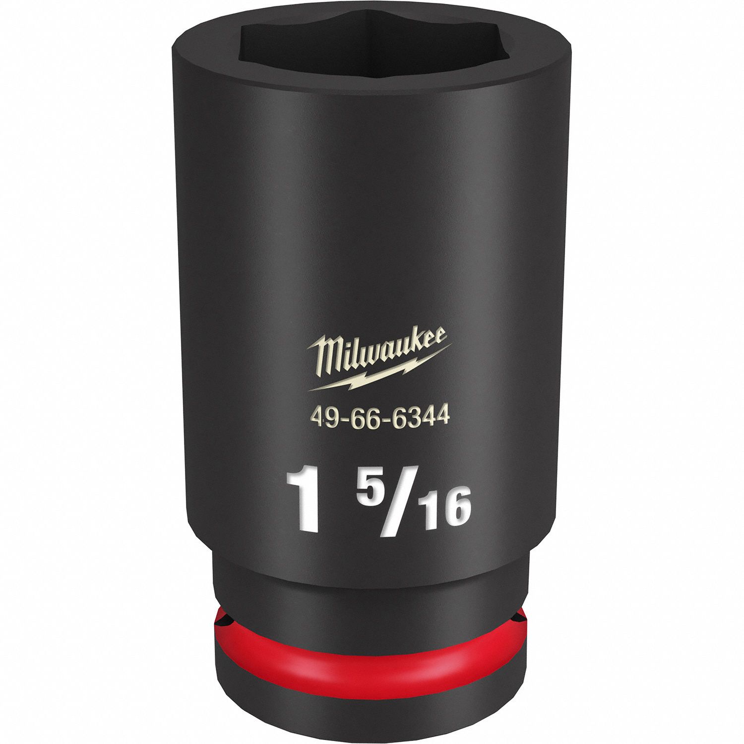 MILWAUKEE, 3/4 in Drive Size, 1 5/16 in Socket Size, Deep Impact Socket
