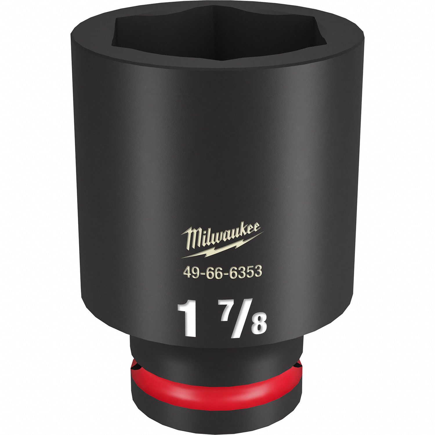Deep Impact Socket: 3/4 in Drive Size, SAE, 1 7/8 in Socket Size, 6-Point, Deep, Friction