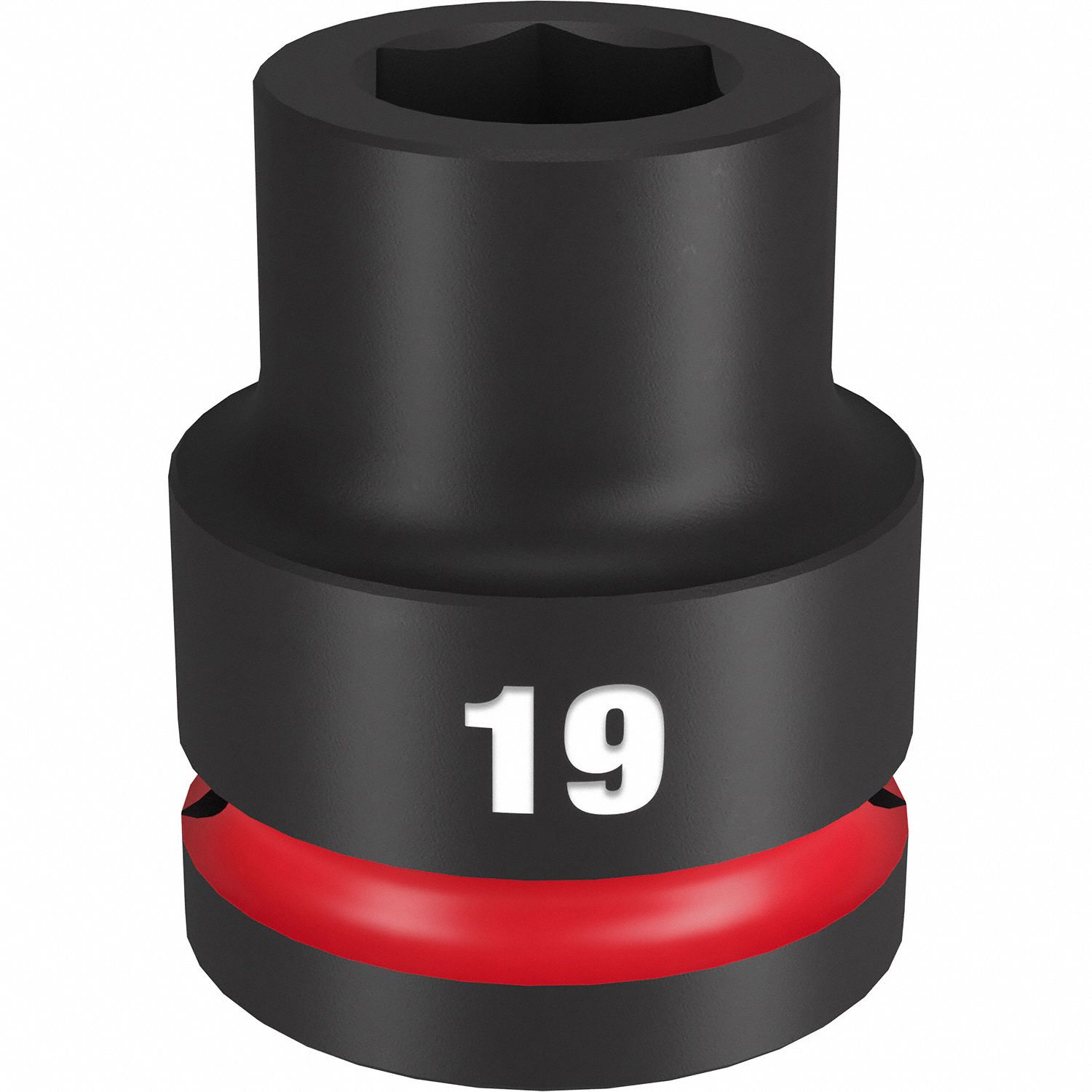 Standard Impact Socket: 3/4 in Drive Size, Metric, 19 mm Socket Size, 6-Point, Std