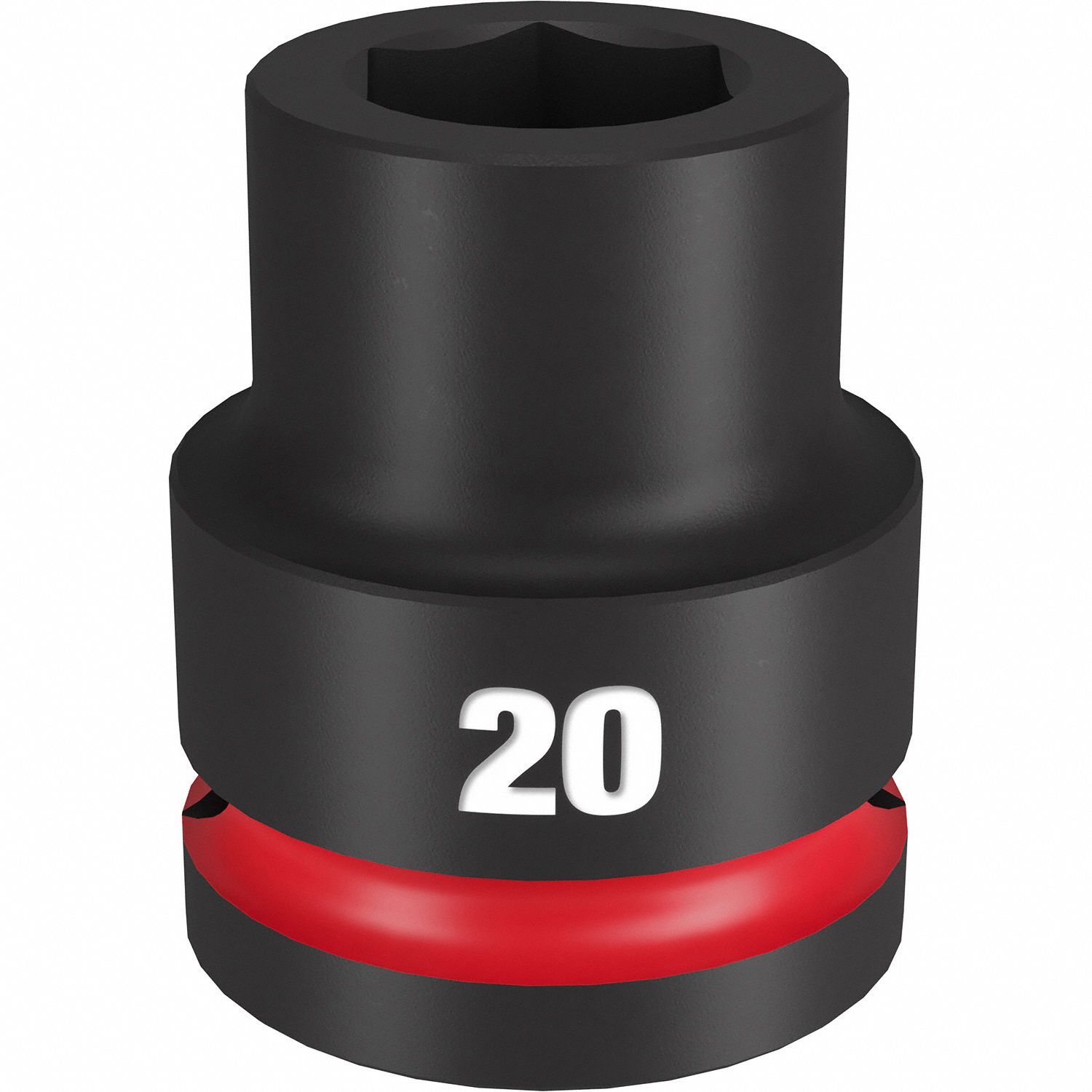 MILWAUKEE, 3/4 in Drive Size, 20 mm Socket Size, Standard Impact Socket