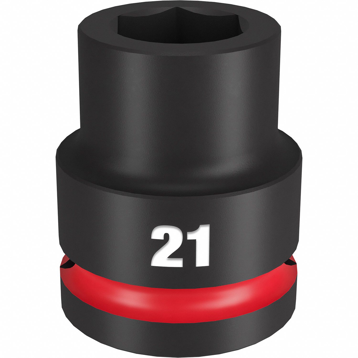 Standard Impact Socket: 3/4 in Drive Size, Metric, 21 mm Socket Size, 6-Point, Std