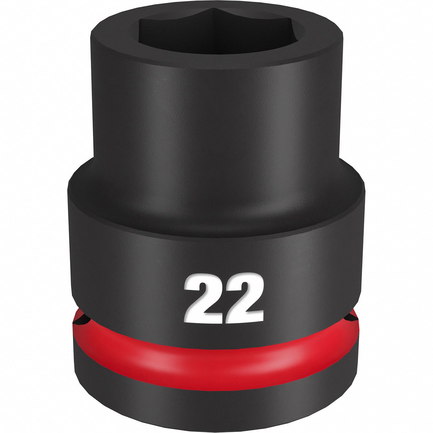 MILWAUKEE, 3/4 in Drive Size, 22 mm Socket Size, Standard Impact Socket