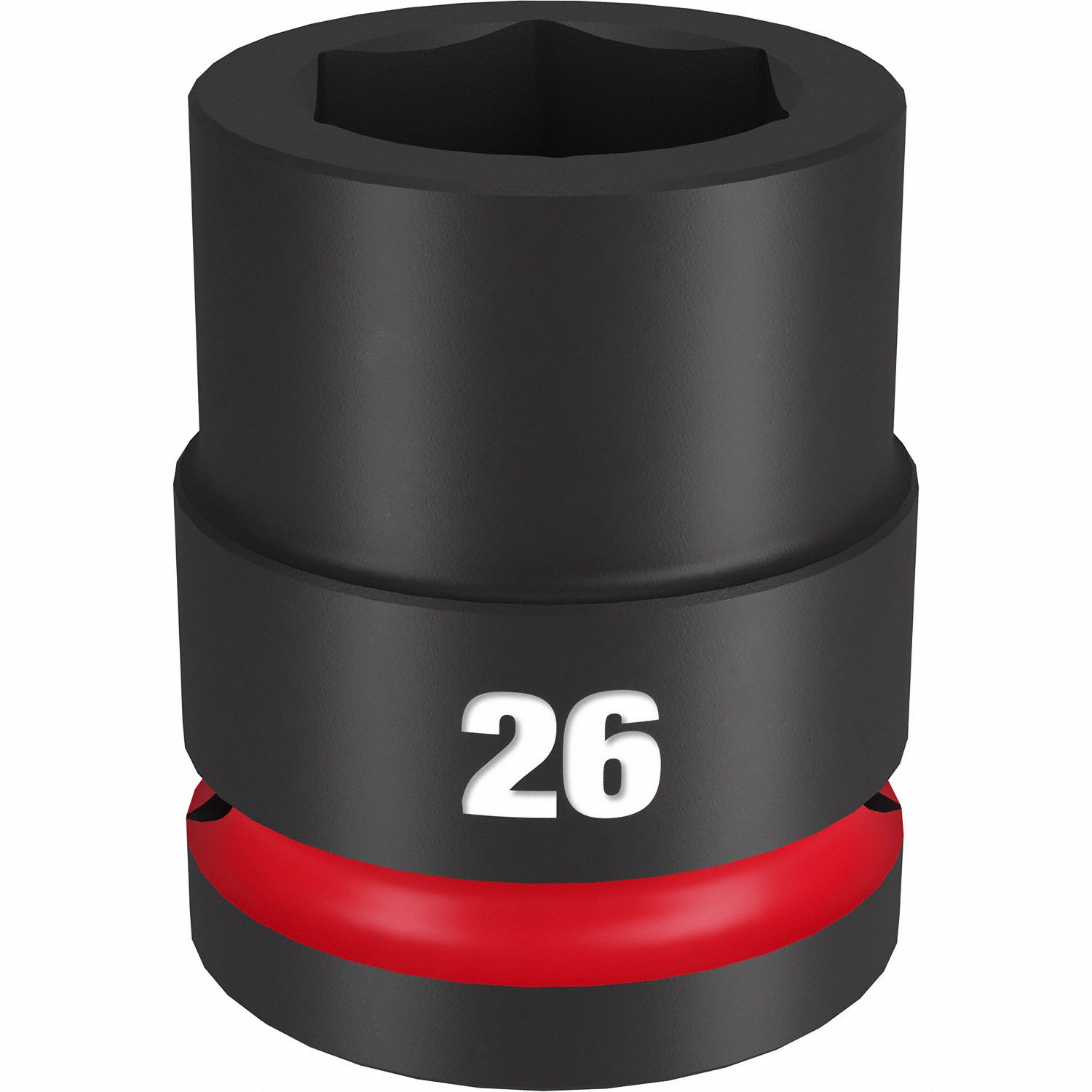 Standard Impact Socket: 3/4 in Drive Size, Metric, 26 mm Socket Size, 6-Point, Std