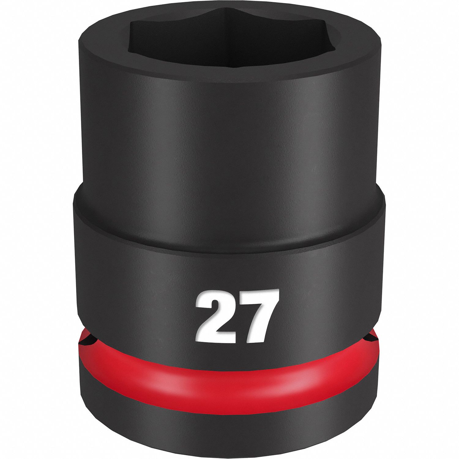 Standard Impact Socket: 3/4 in Drive Size, Metric, 27 mm Socket Size, 6-Point, Std