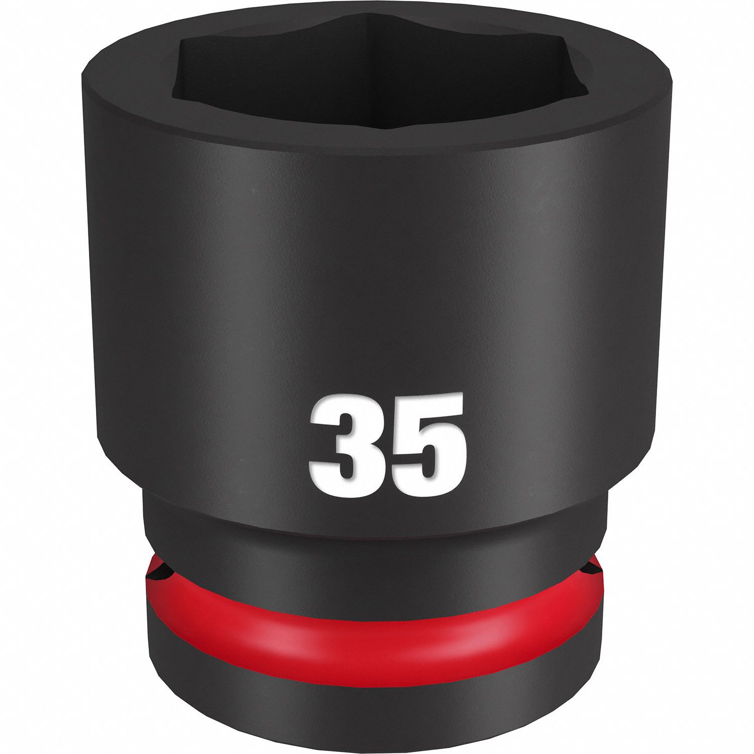Standard Impact Socket: 3/4 in Drive Size, Metric, 35 mm Socket Size, 6-Point, Std