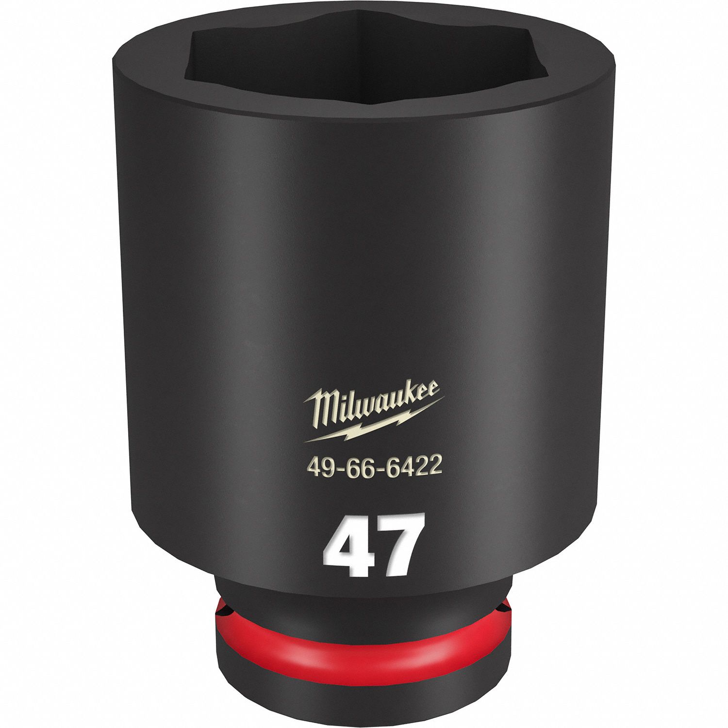 MILWAUKEE, 3/4 in Drive Size, 47 mm Socket Size, Deep Impact Socket