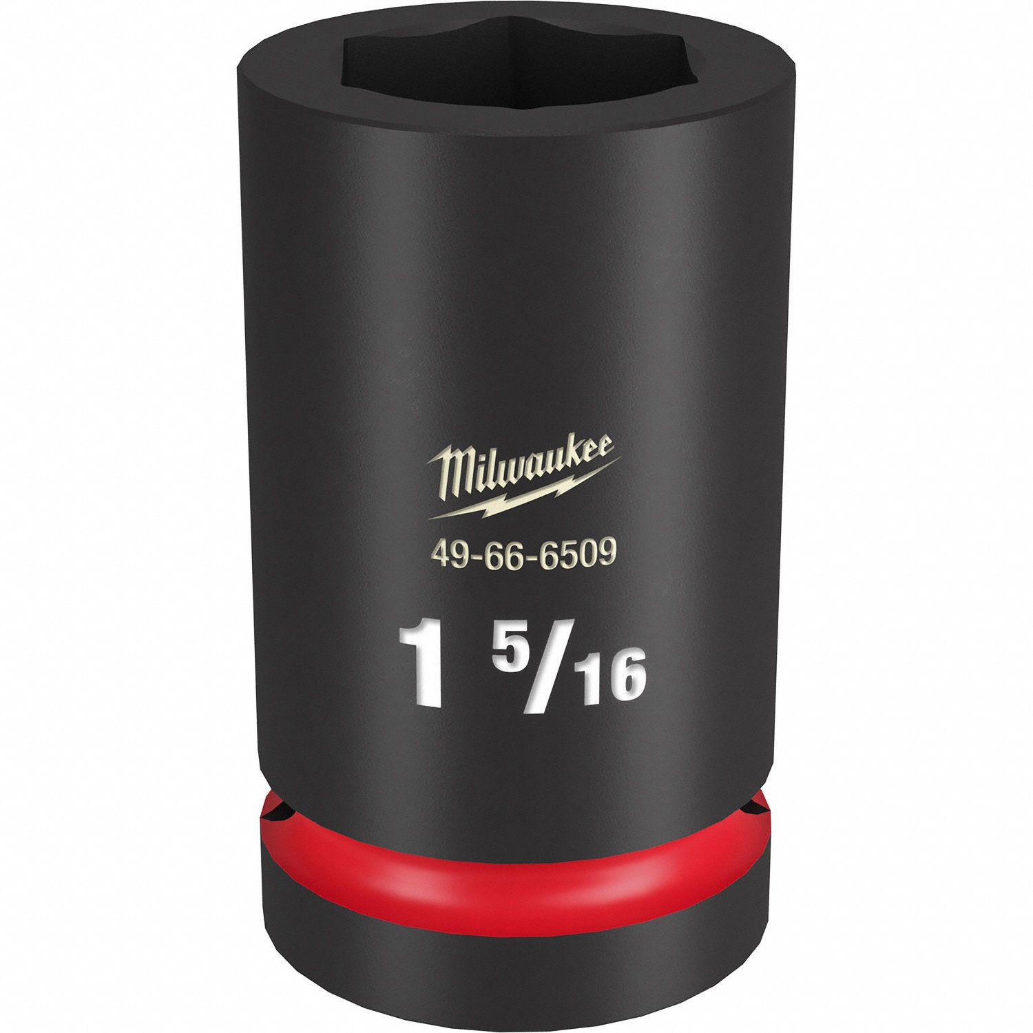 Deep Impact Socket: 1 in Drive Size, SAE, 1 5/16 in Socket Size, 6-Point, Deep, Friction
