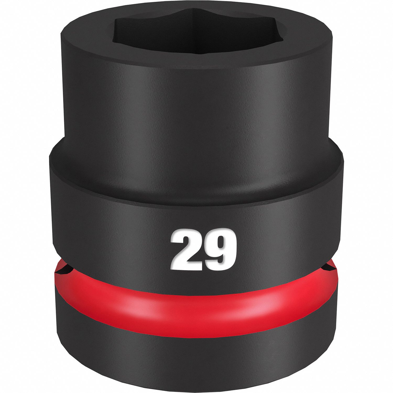 Standard Impact Socket: 1 in Drive Size, Metric, 29 mm Socket Size, 6-Point, Std, Friction