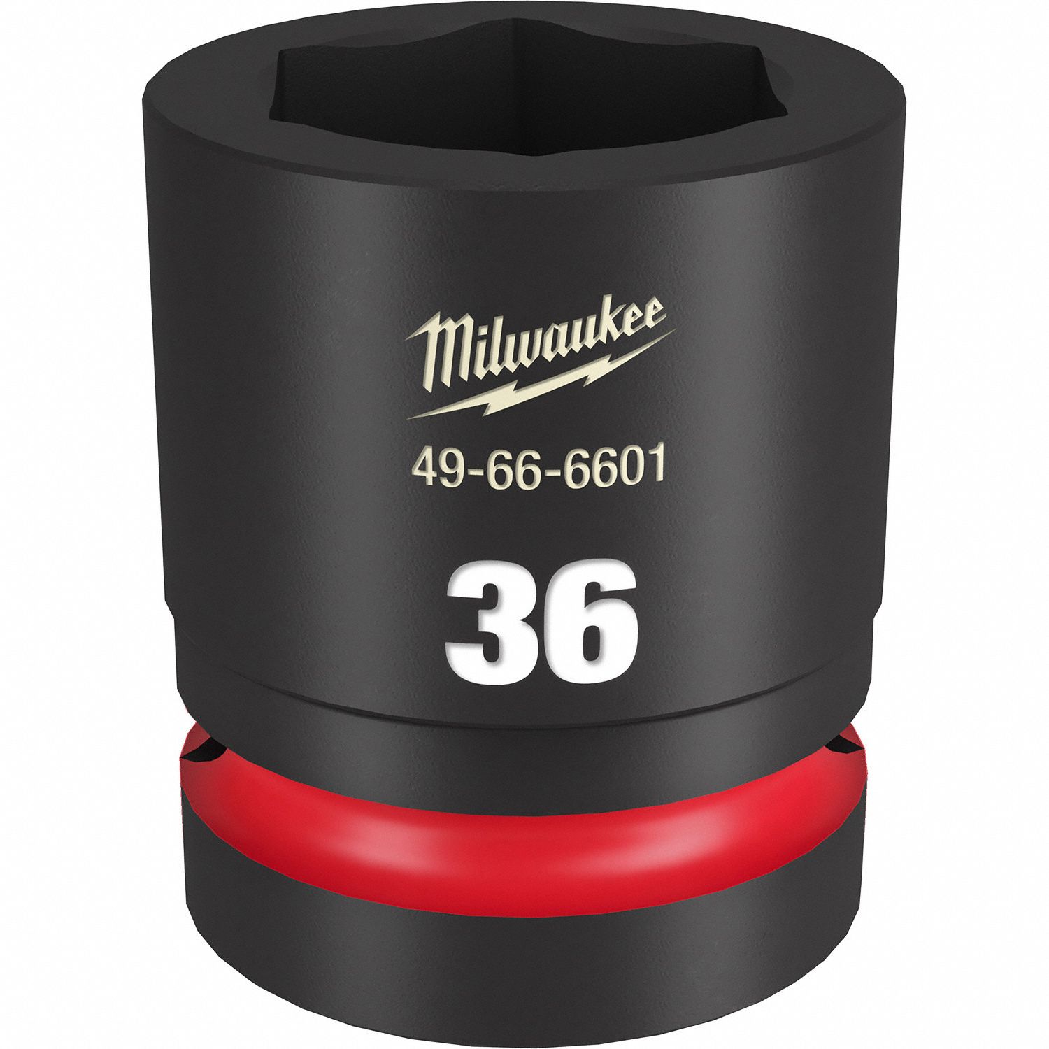 MILWAUKEE, 1 in Drive Size, Metric, Standard Impact Socket