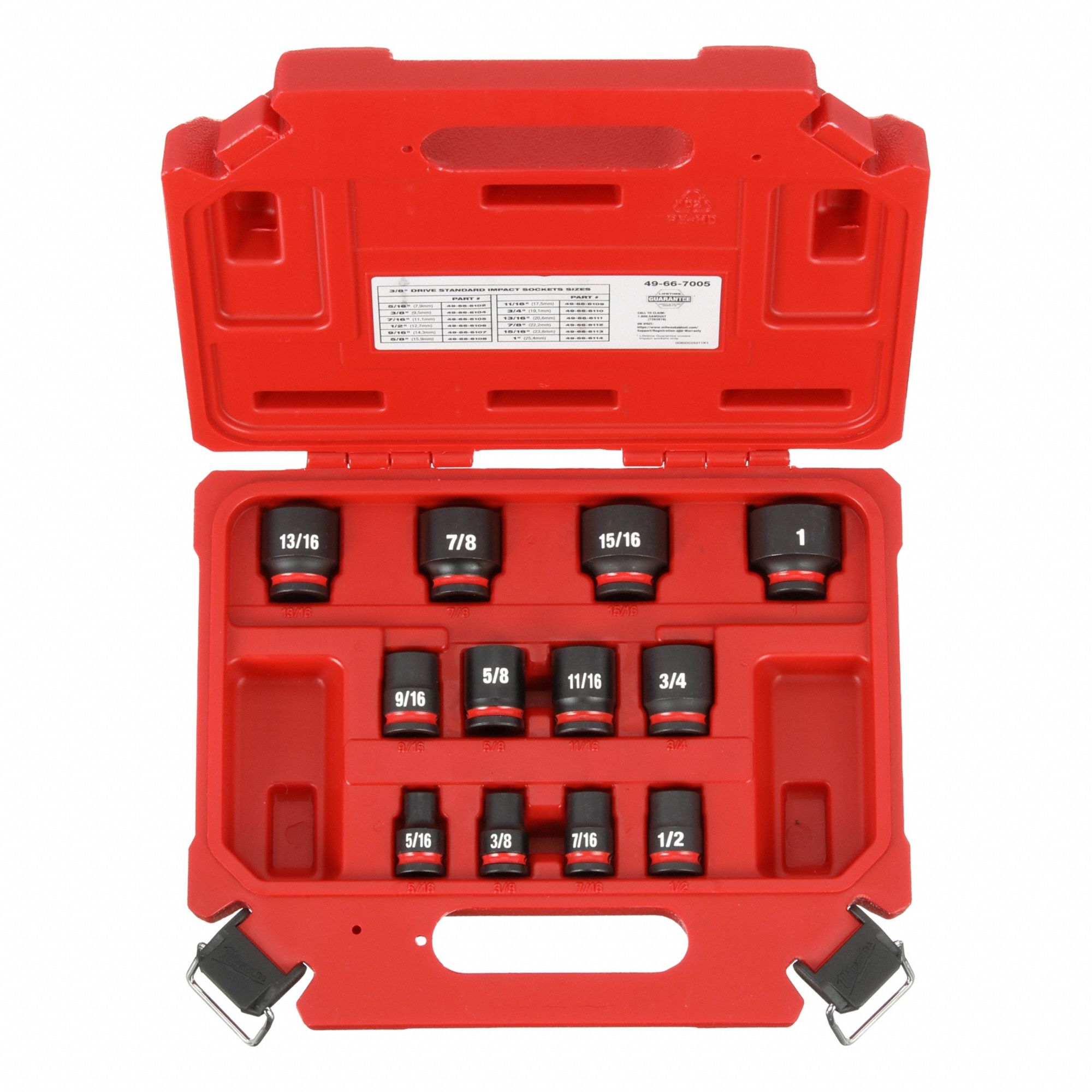 ENS DOUILLES,ACR,12 PC,ENT 3/8 PO,SAE